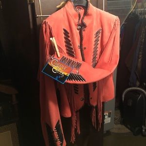 Cripple creek leather  jacket small